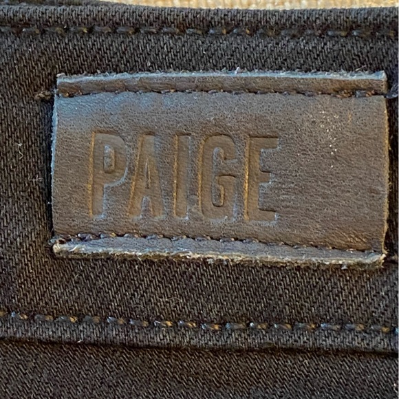 PAIGE VERDUGO ANKLE BLACK SHADOW JEANS SIZE 28 - Picture 7 of 7